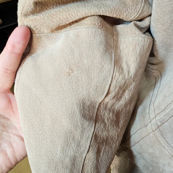 Jamie Nicole Collection 100% Genuine Leather Jacket With Fur Trim Size‎ Medium - Picture 5 of 11